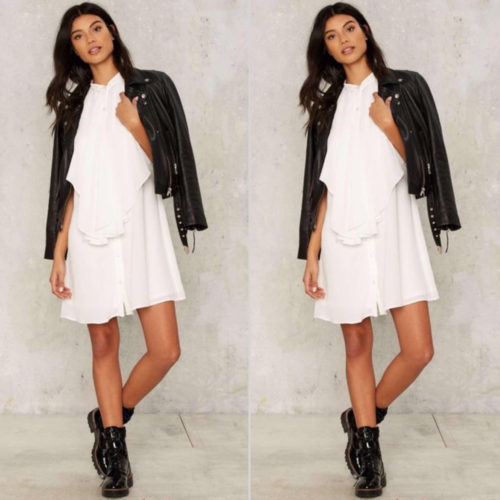 Nasty Gal Button Up Dress